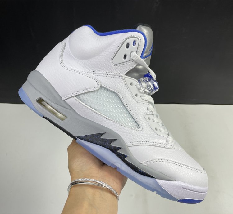 Nike Air Jordan 5 Retro White Stealth