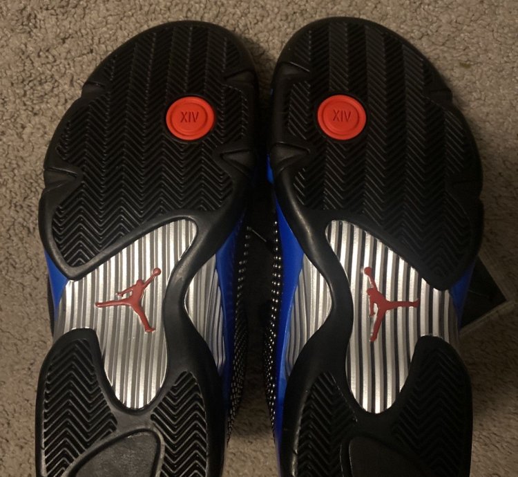 Supreme Air Jordan 14 Retro Black Varsity Royal