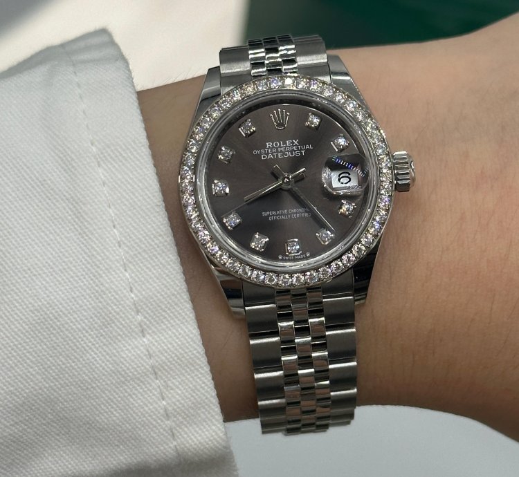 Rolex Lady-datejust 279384g Grey Jub