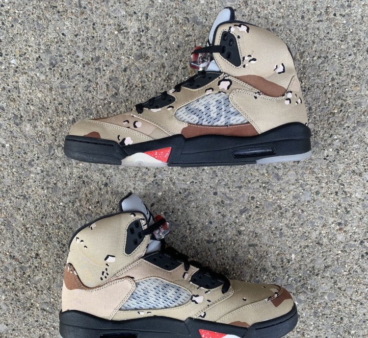 Supreme Air Jordan 5 Camo