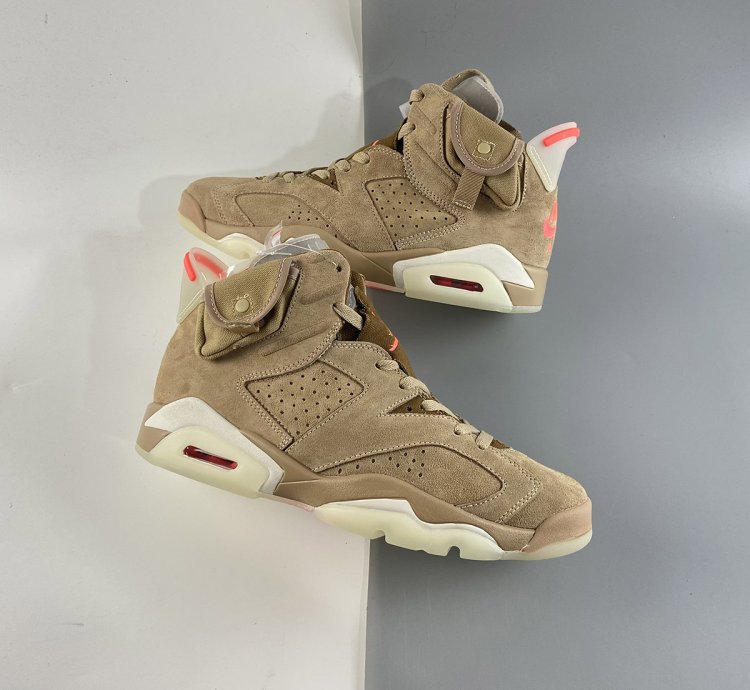 Nike Air Jordan 6 Retro Travis Scott British Khaki