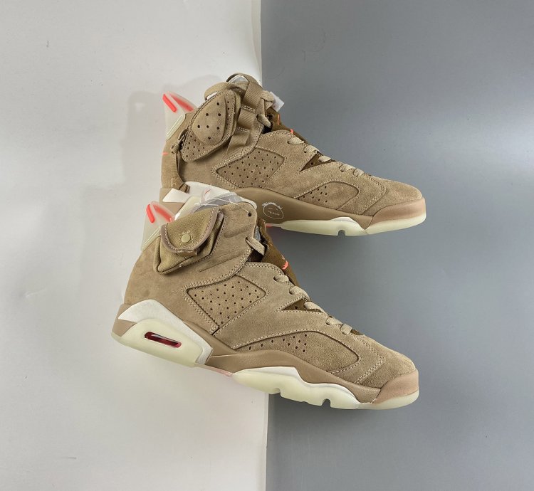 Nike Air Jordan 6 Retro Travis Scott British Khaki