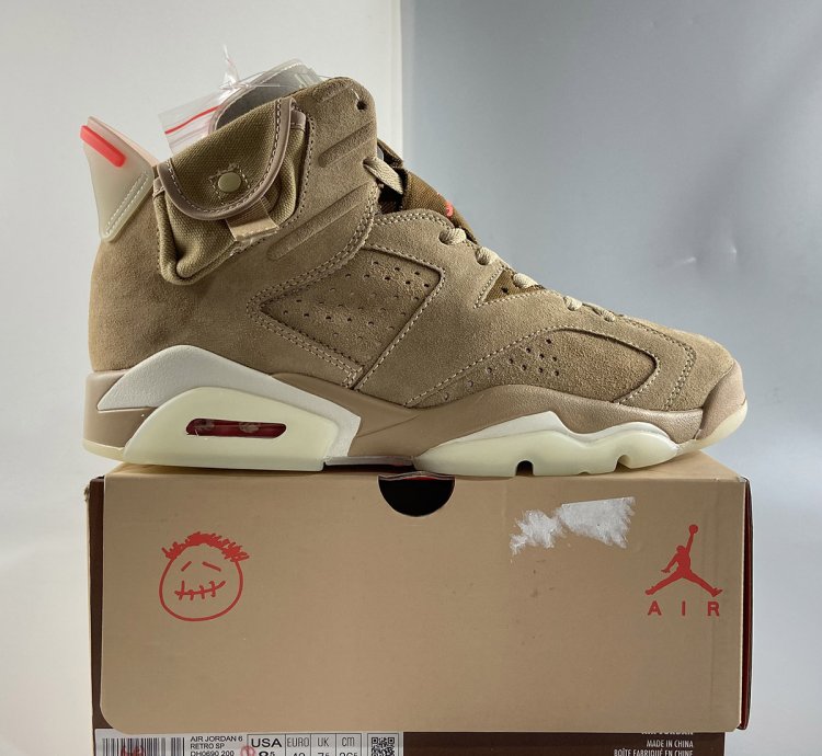 Nike Air Jordan 6 Retro Travis Scott British Khaki
