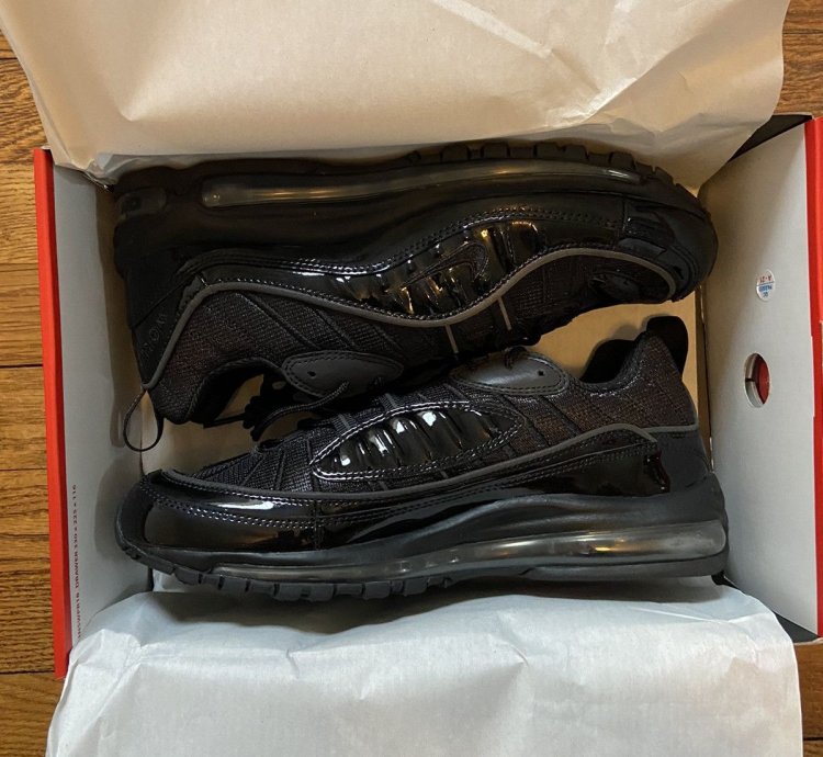 Supreme Air Max 98 Black 2016