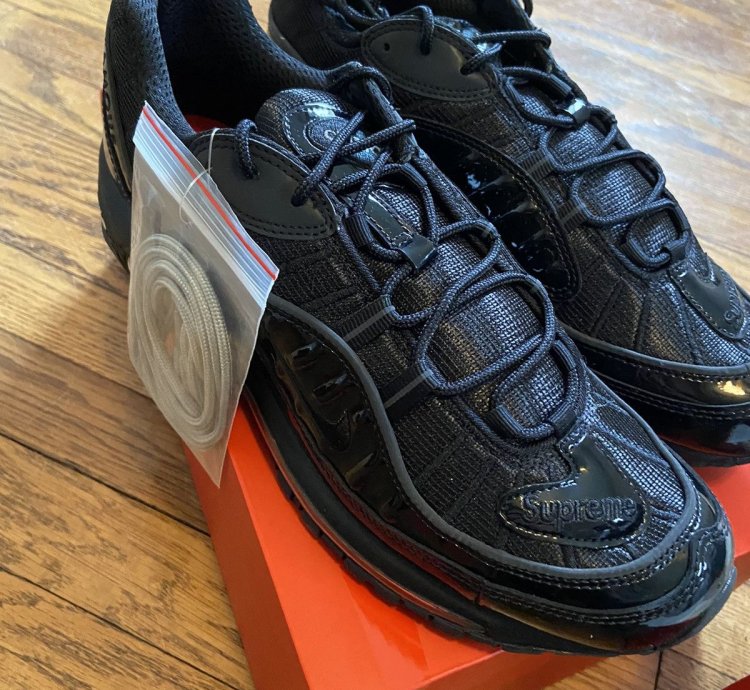 Supreme Air Max 98 Black 2016