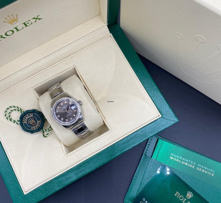 Rolex Lady-datejust 279384rbr Grey Diamonds Oys