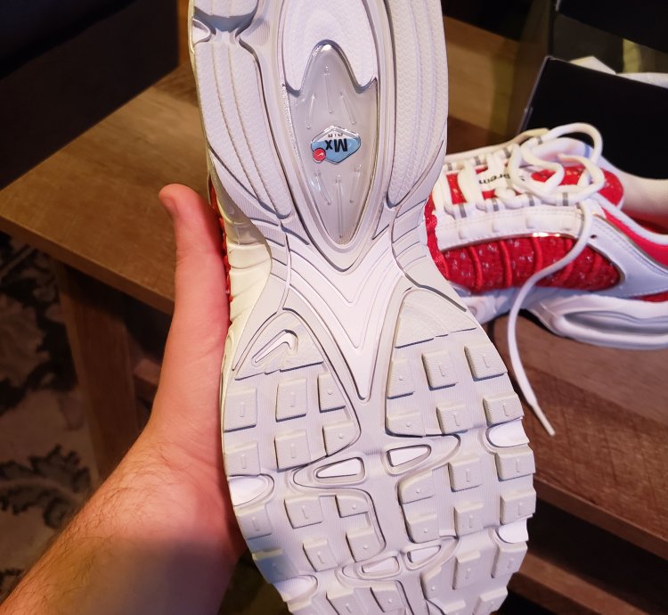 Supreme Air Max Tailwind 4 University Red