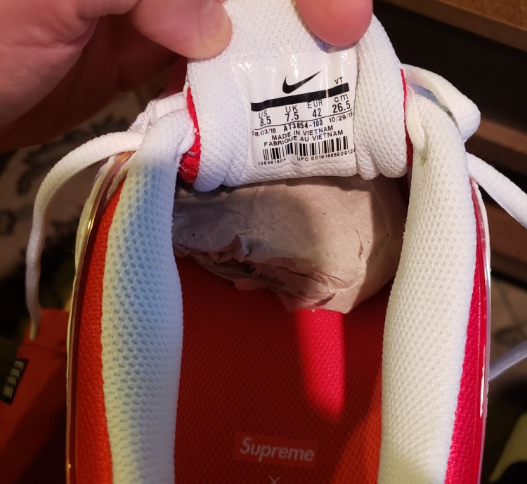 Supreme Air Max Tailwind 4 University Red