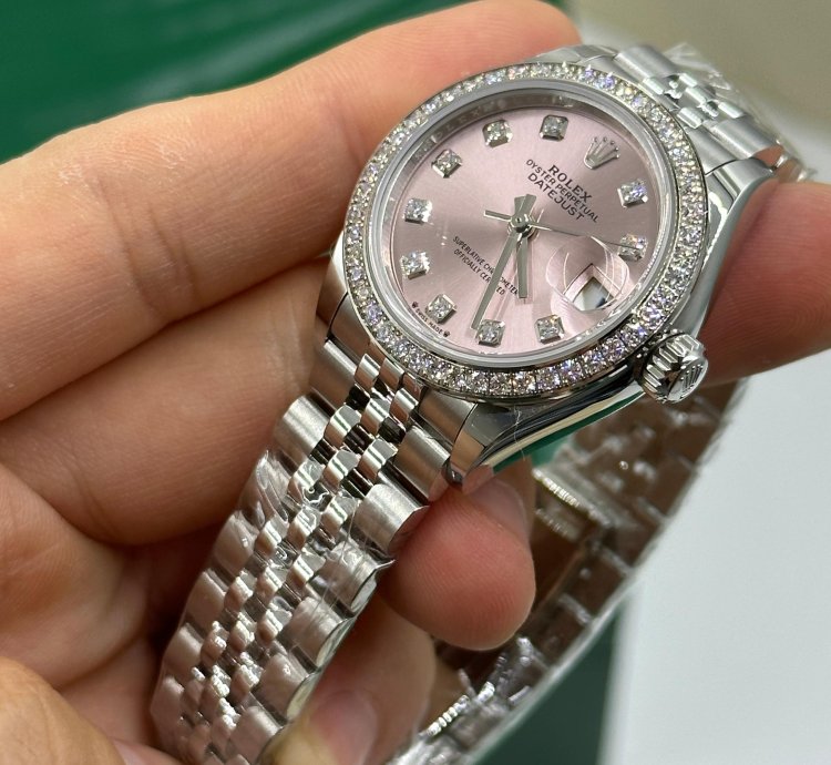 Rolex Lady-datejust 279384rbr Pink Diamond Dial Jubilee