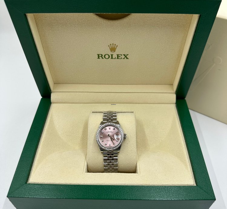 Rolex Lady-datejust 279384rbr Pink Diamond Dial Jubilee