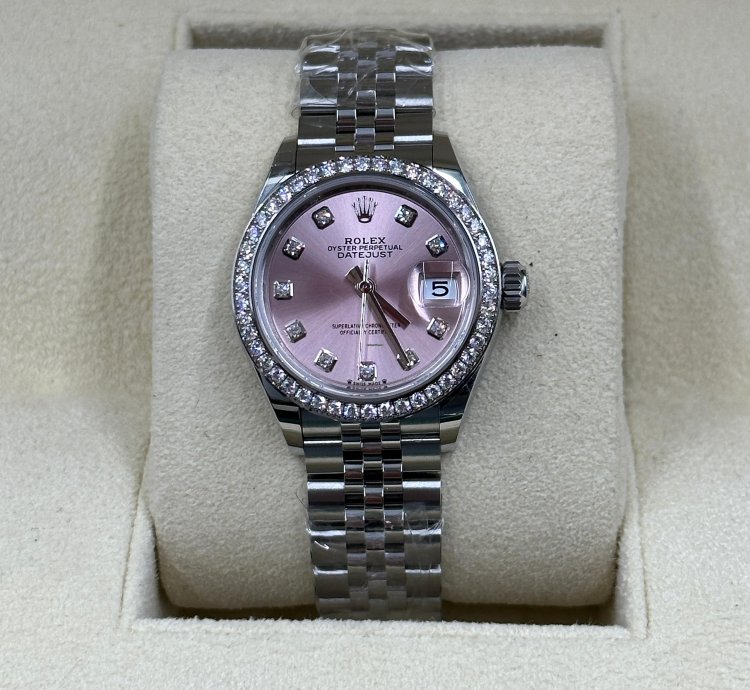 Rolex Lady-datejust 279384rbr Pink Diamond Dial Jubilee