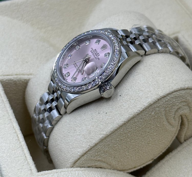 Rolex Lady-datejust 279384rbr Pink Diamond Dial Jubilee
