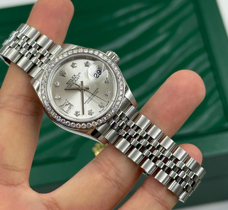 Rolex Lady-datejust 279384rbr Silver Star Diamonds Jub