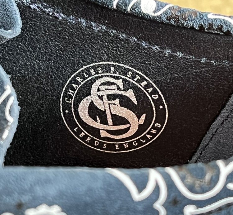 Supreme Clarks Blue Bandana Wallabee