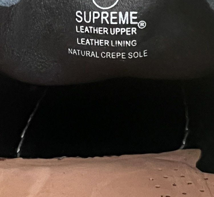 Supreme Clarks Blue Bandana Wallabee