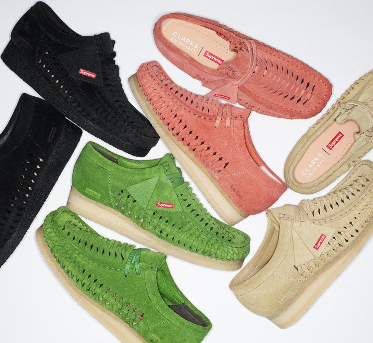 Supreme Clarks Wallabee Weave Fall 2021