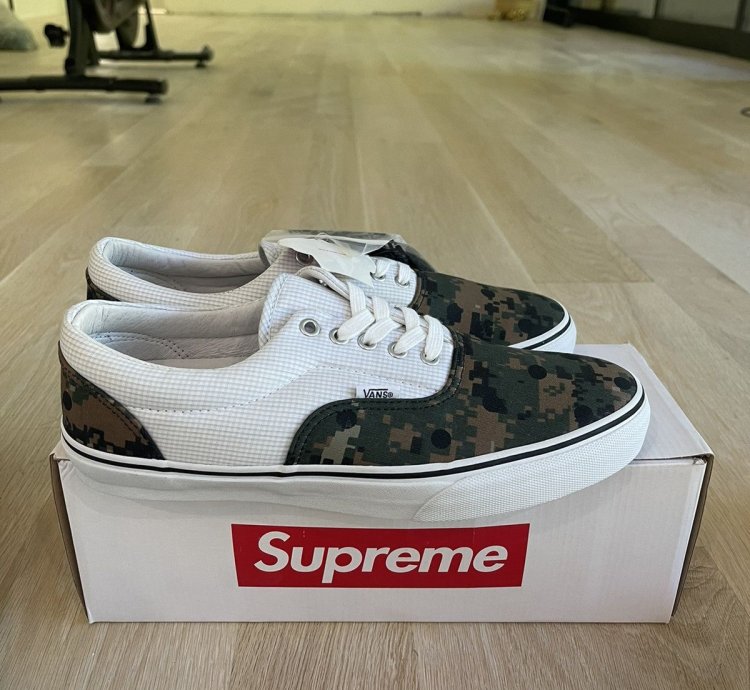 Supreme Comme Des Garcons Digi Camo Vans