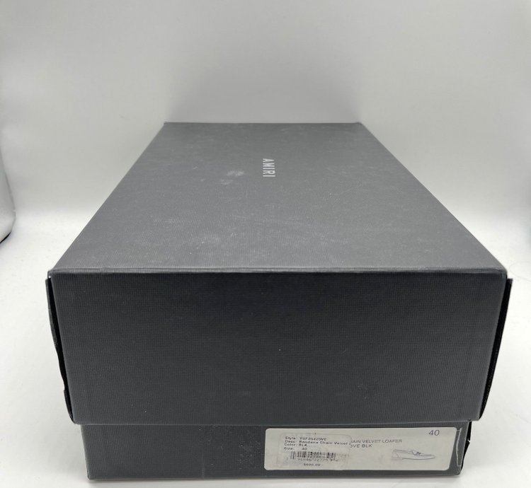 60 Off Amiri Bandana Chain Velvet Loafer Shoes