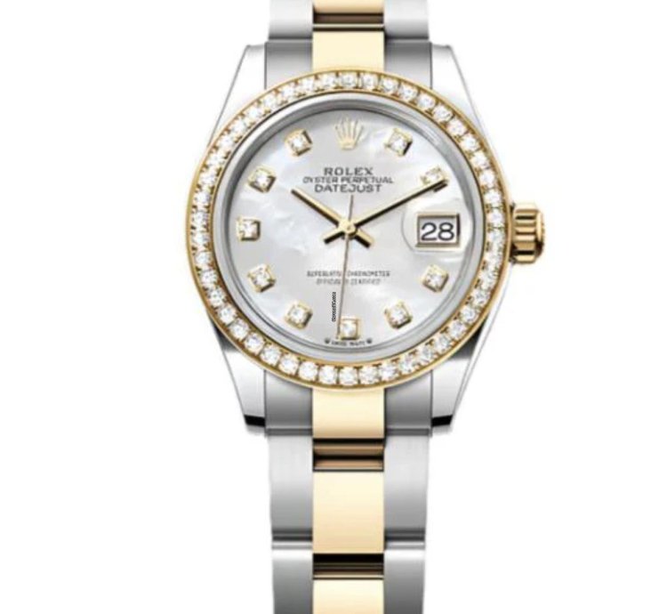 Rolex Lady-datejust New 2024 Mother Of Pearl Diamond Dial Oyster Bracelet Diamond Bezel