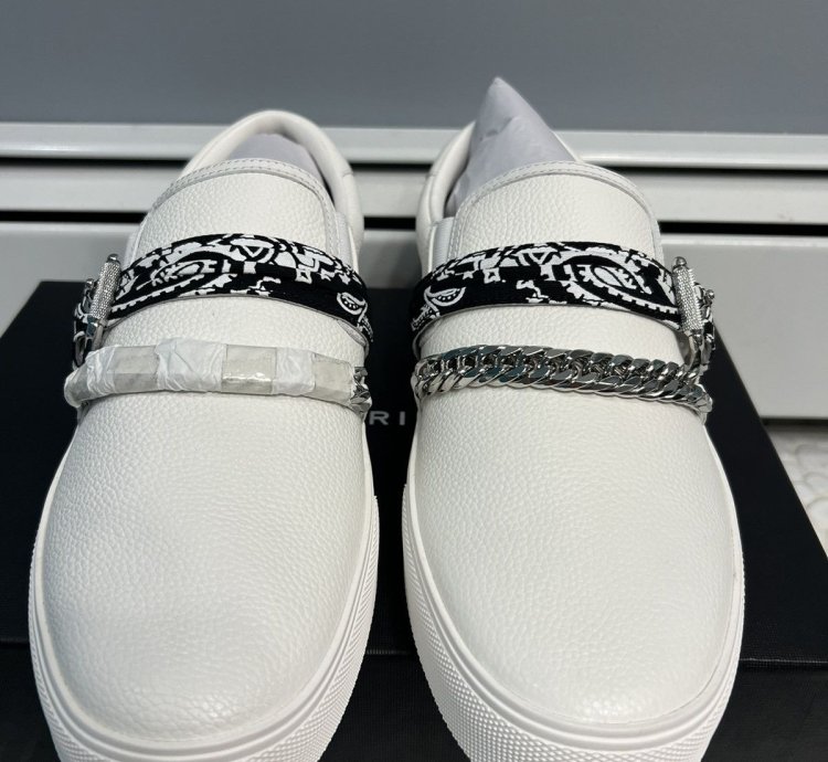 Amir Bandana Chain Slip On Sneaker Size 10