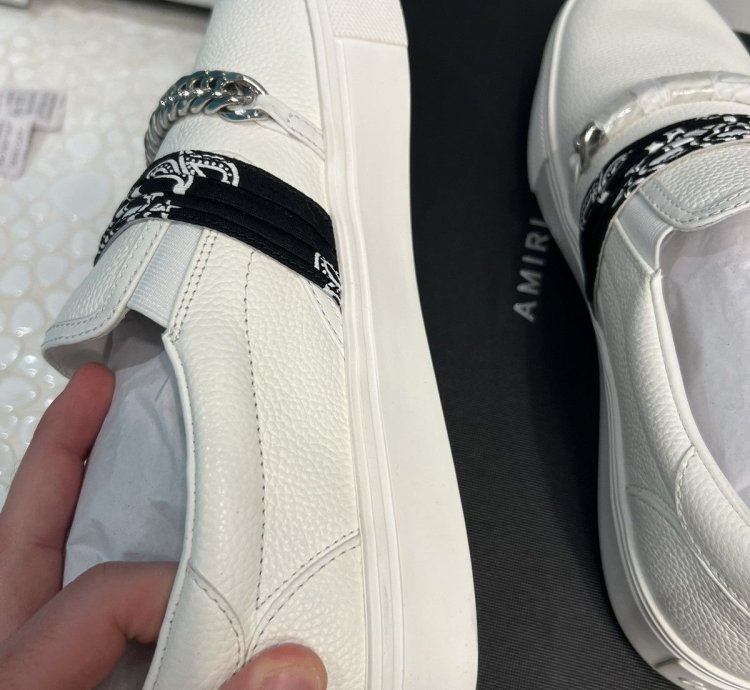 Amir Bandana Chain Slip On Sneaker Size 10