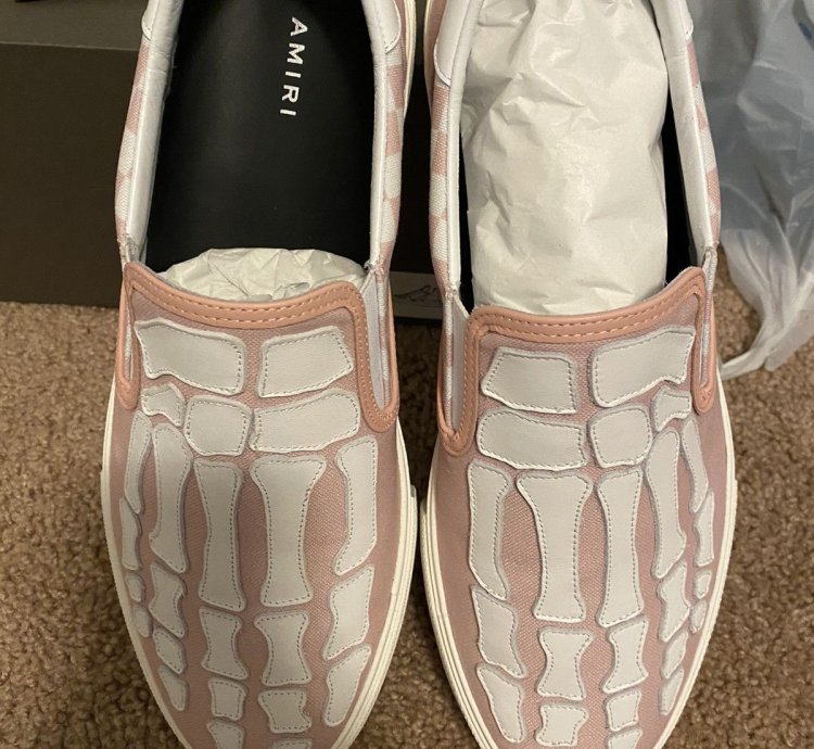 Amir Skeleton Slip On Sneakers
