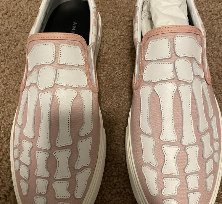 Amir Skeleton Slip On Sneakers