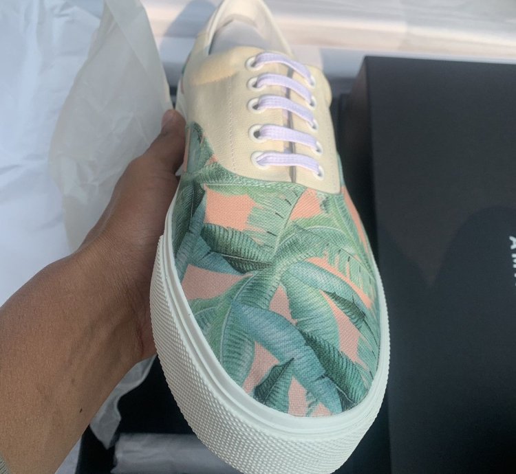 Amiri Banana Leaves Low-top Sneakers