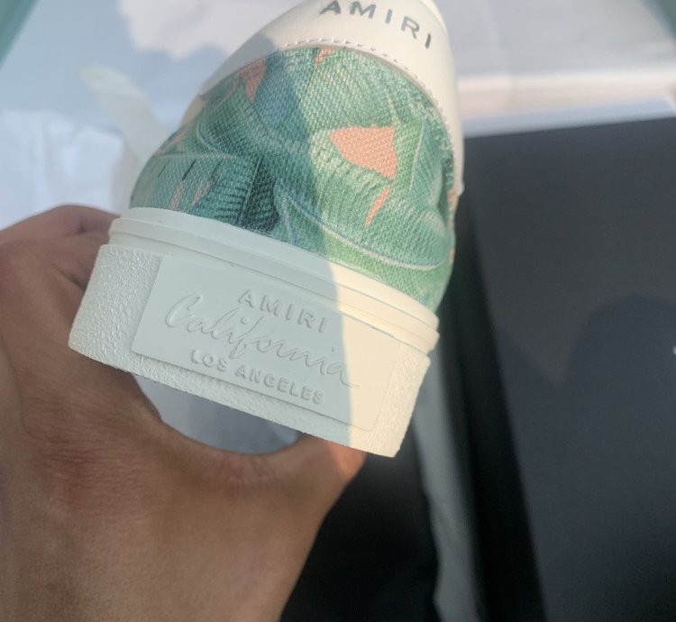 Amiri Banana Leaves Low-top Sneakers