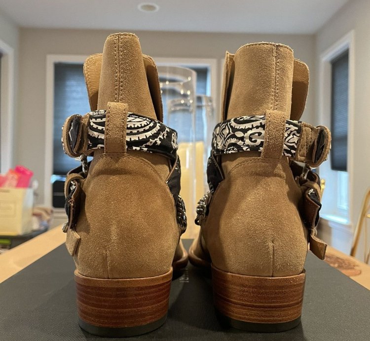 Amiri Bandana Buckle Boot Bnib
