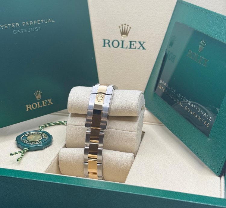 Rolex Lady-datejust New 2025 Silver Diamond Dial Diamond Bezel Two Tone Yellow Gold Oyster 28mm