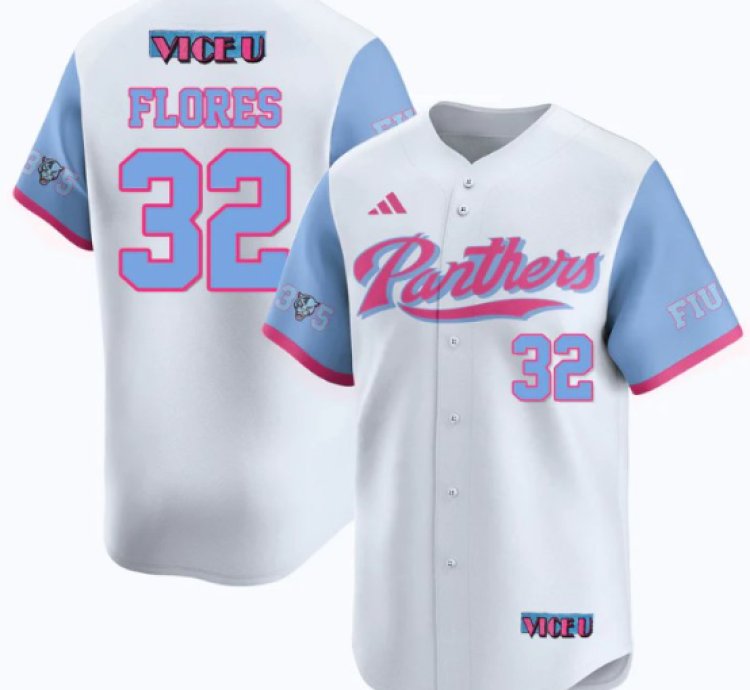 Nelson Rivera Flores Jersey 32 Fiu Baseball 2025 Vice U Stitched White