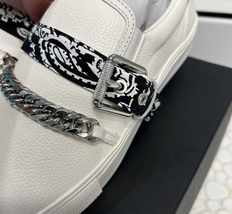 Amiri Bandana Chain Slip On Sneaker Size 11