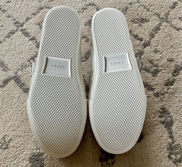 Amiri Bandana Chain Slip On White