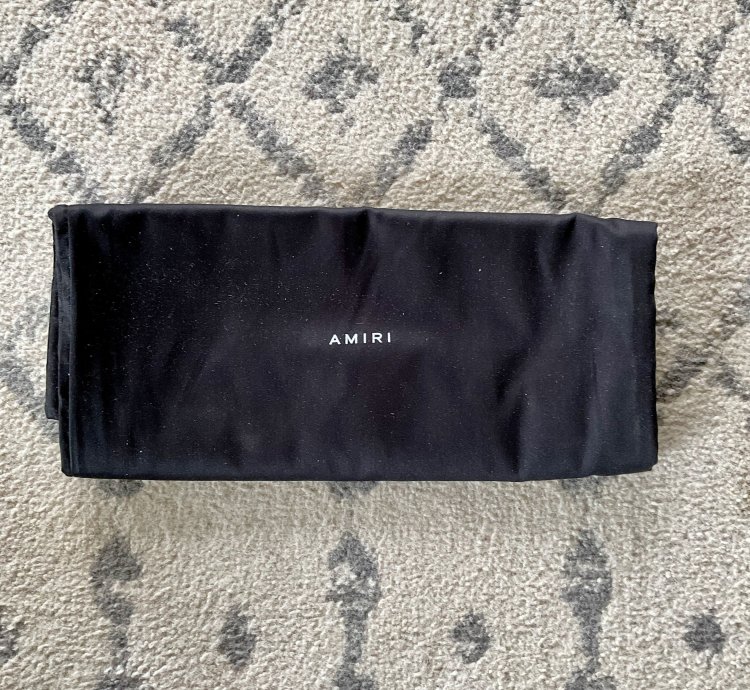 Amiri Bandana Chain Slip On White