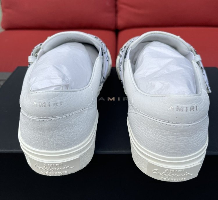 Amiri Bandana Chain Slip-on Sneakers