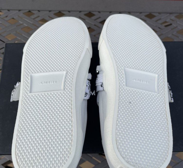Amiri Bandana Chain Slip-on Sneakers