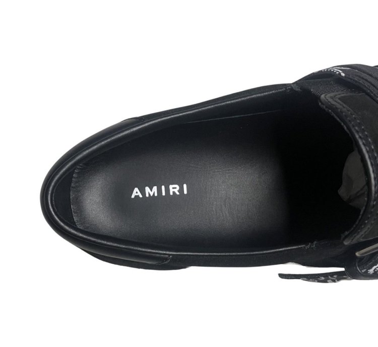 Amiri Bandana Chain Slip-on Suede