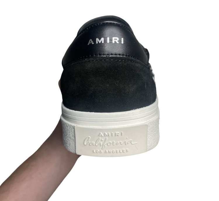 Amiri Bandana Chain Slip-on Suede