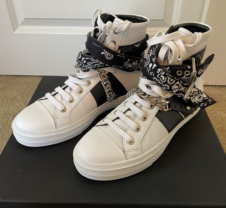 Amiri Bandana Chain Sneaker