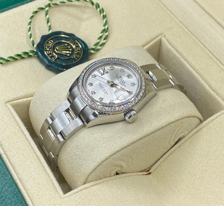 Rolex Lady-datejust Silver Star Diamonds Oys