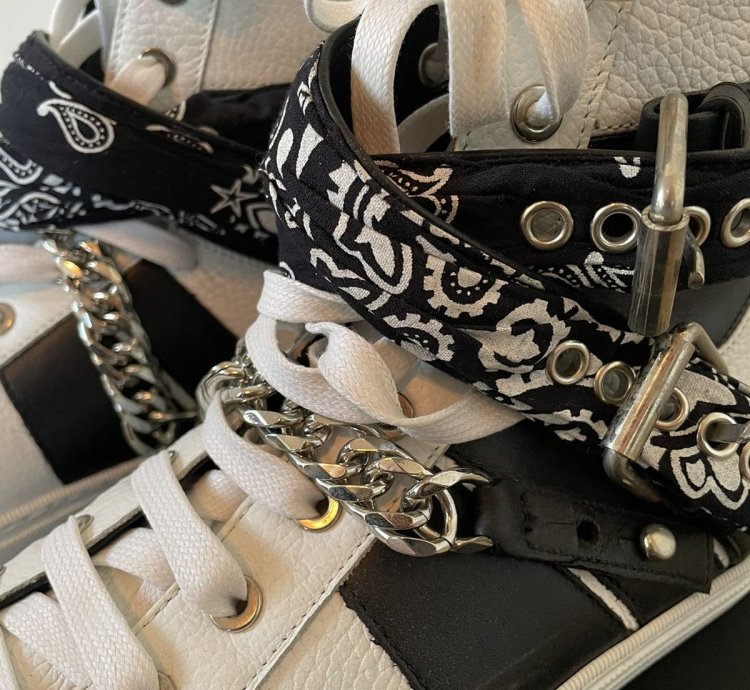 Amiri Bandana Chain Sneaker