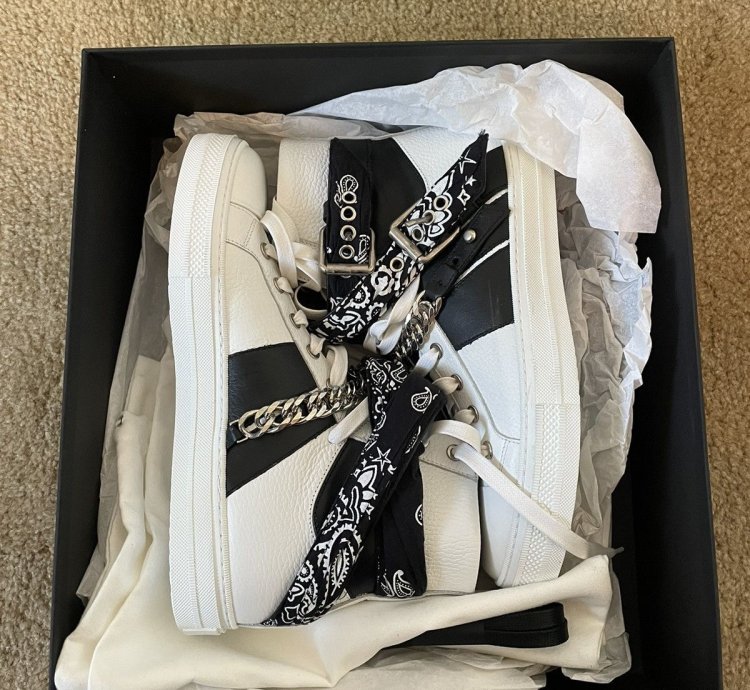 Amiri Bandana Chain Sneaker