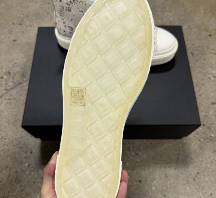 Amiri Bandana Court High Top Sneaker New 800