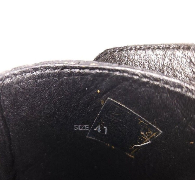 Amiri Bandana Leather Boots In Black Brown 41 Us 8 Mens New