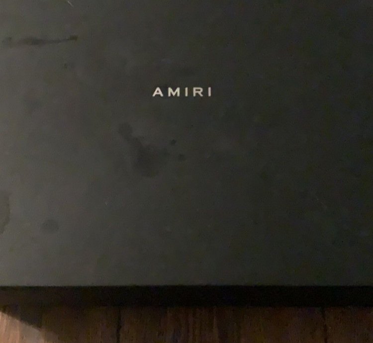 Amiri Bandana Reconstructed Sunset Hightop