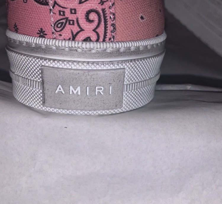 Amiri Bandana Reconstructed Sunset Hightop