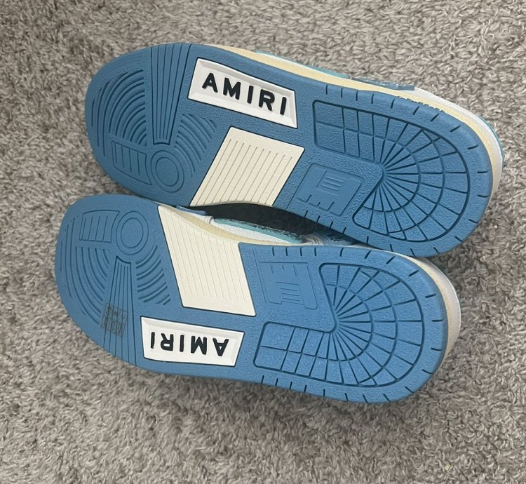 Amiri Bandana Skel Top Low