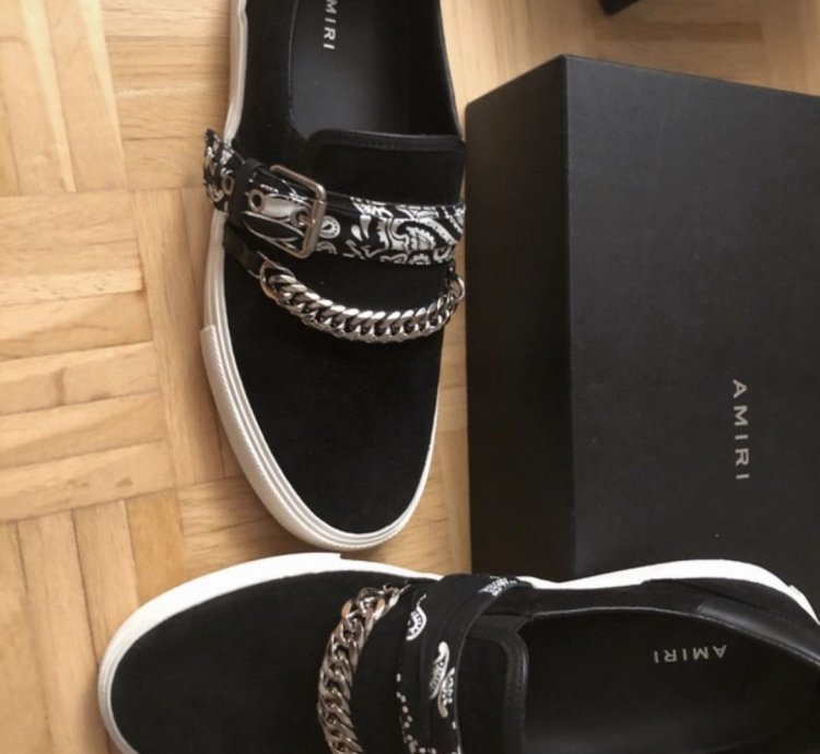 Amiri Bandana Slip Ons