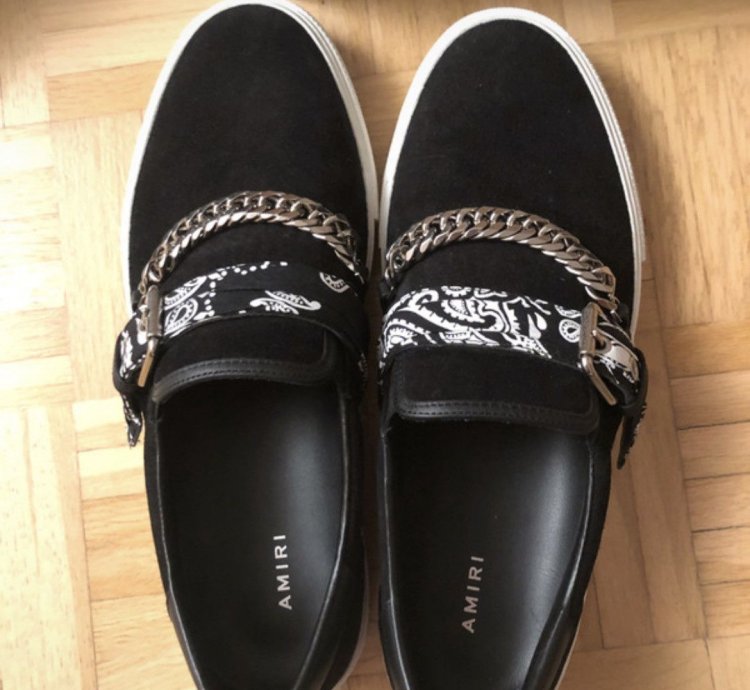 Amiri Bandana Slip Ons